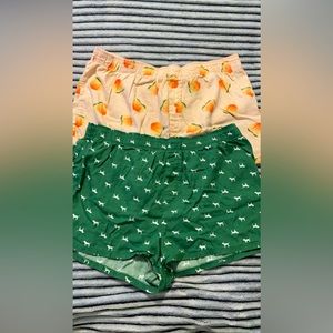 Victoria’s Secret PINK Pair of 2 Sleeping Boxers Size Large